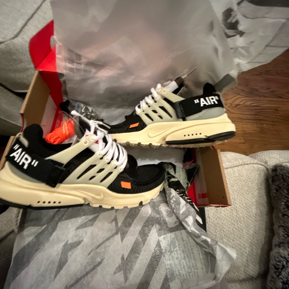 Off-White prestos, worn once.